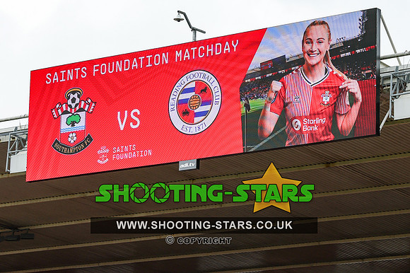 Reading FC Women V Southampton FC Women