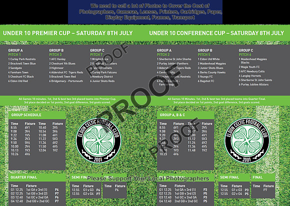 01 U10 Teams and Pitches