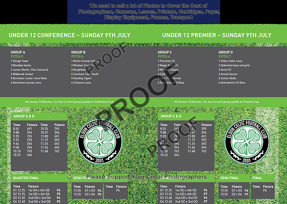 01 U12 Teams and Pitches