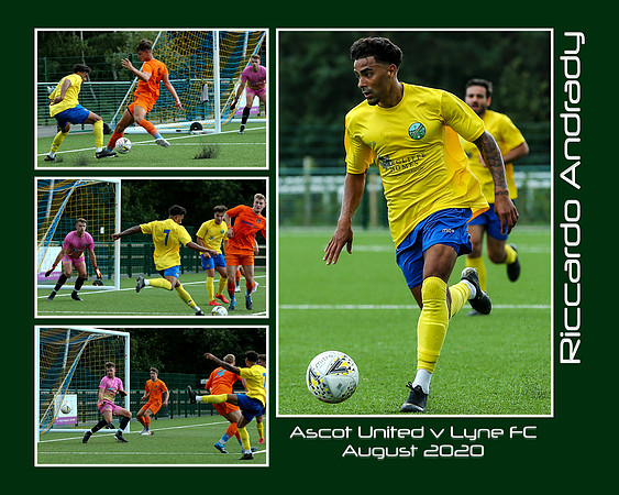 4 Image Montage Green Border